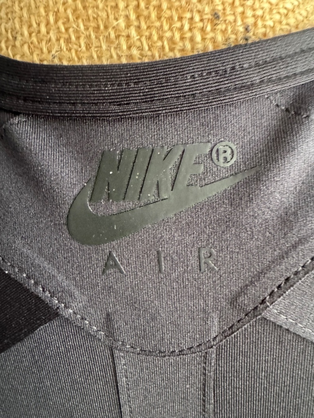 Nike Air Black Lace-Up Cropped Tank Top Women's Size Large - Picture 8 of 12